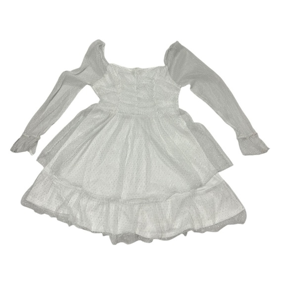 Altar'd White Mini Tiered Women's Dress Large - Picture 2 of 14